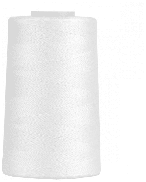 Нитки Sewing Thread 40/2 5000 ярд. цвет - белый 100% п/э в Апшеронске